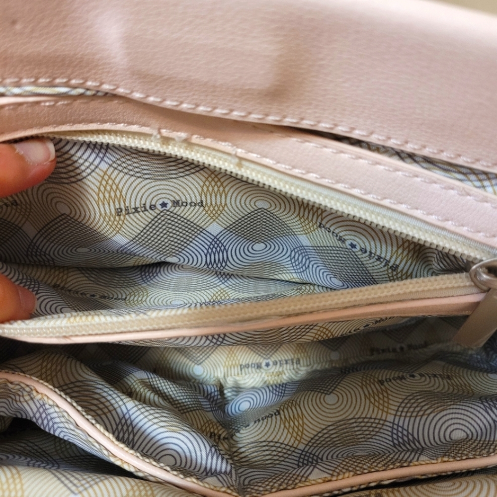 Pixie Mood Pink Vegan & Cork Crossbody Bag - Picture 11 of 12
